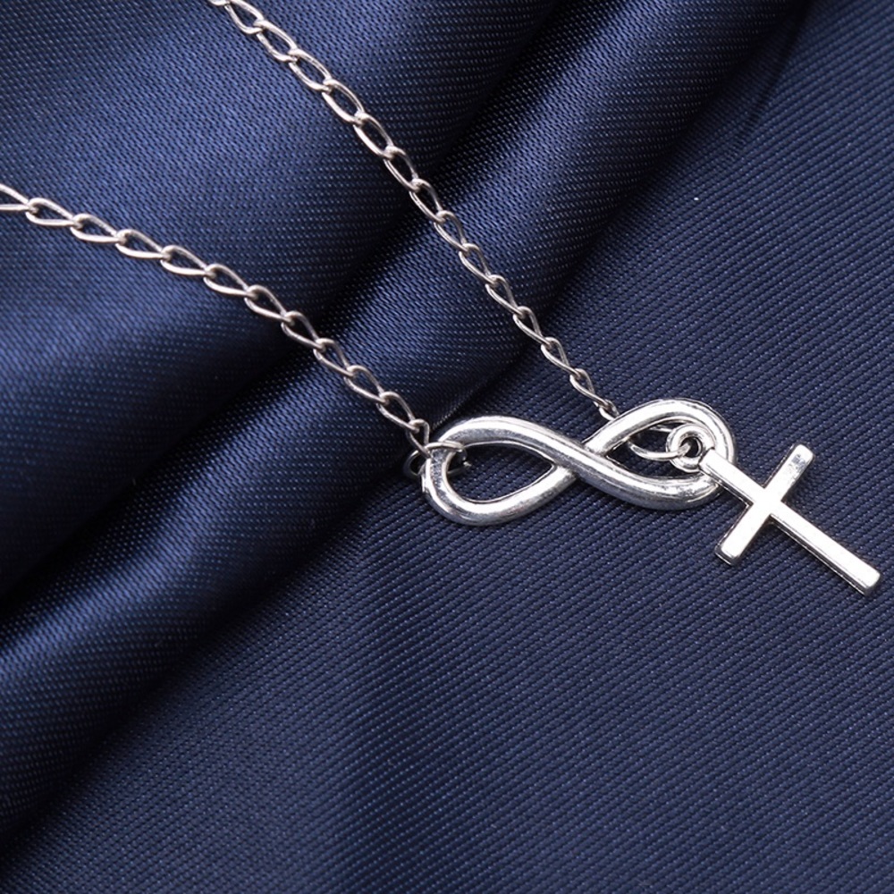 Infinity/Cross Necklace - Picture 5 of 6